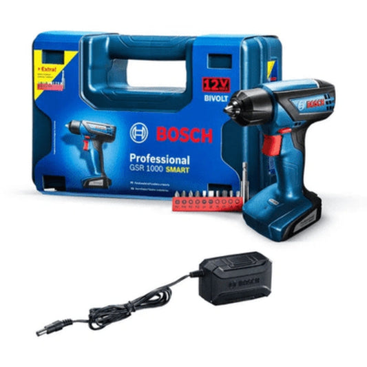 Parafusadeira Furadeira a bateria Bosch GSR 1000 Smart, 12V