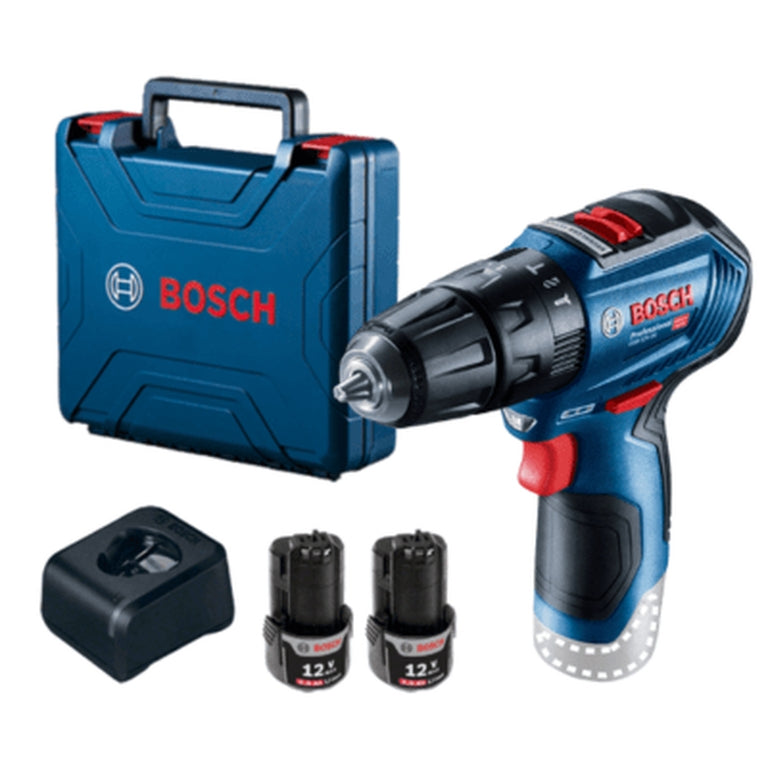 Parafusadeira Furadeira com impacto a bateria Bosch GSB 12V-30, 12V BRUSHLESS