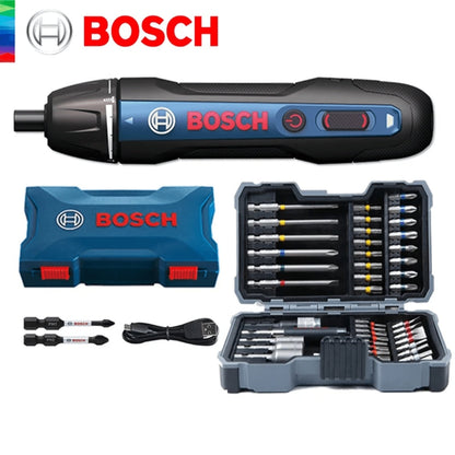 Parafusadeira a Bateria Bosch Go 3,6V BIVOLT com 2 Bits + Kit de pontas 46 peças