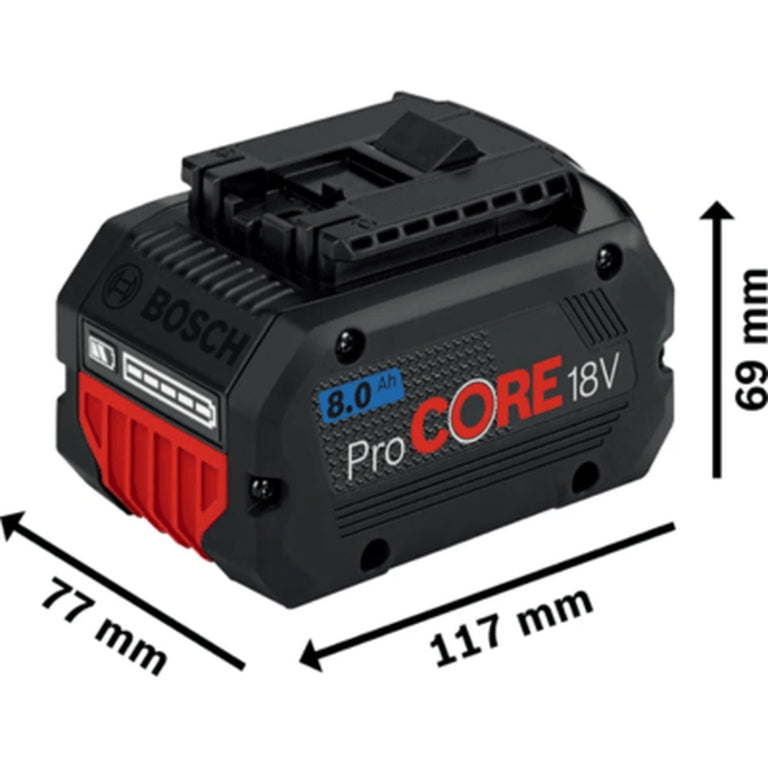 Bateria de Íons de Lítio ProCORE Bosch 18V 8.0Ah